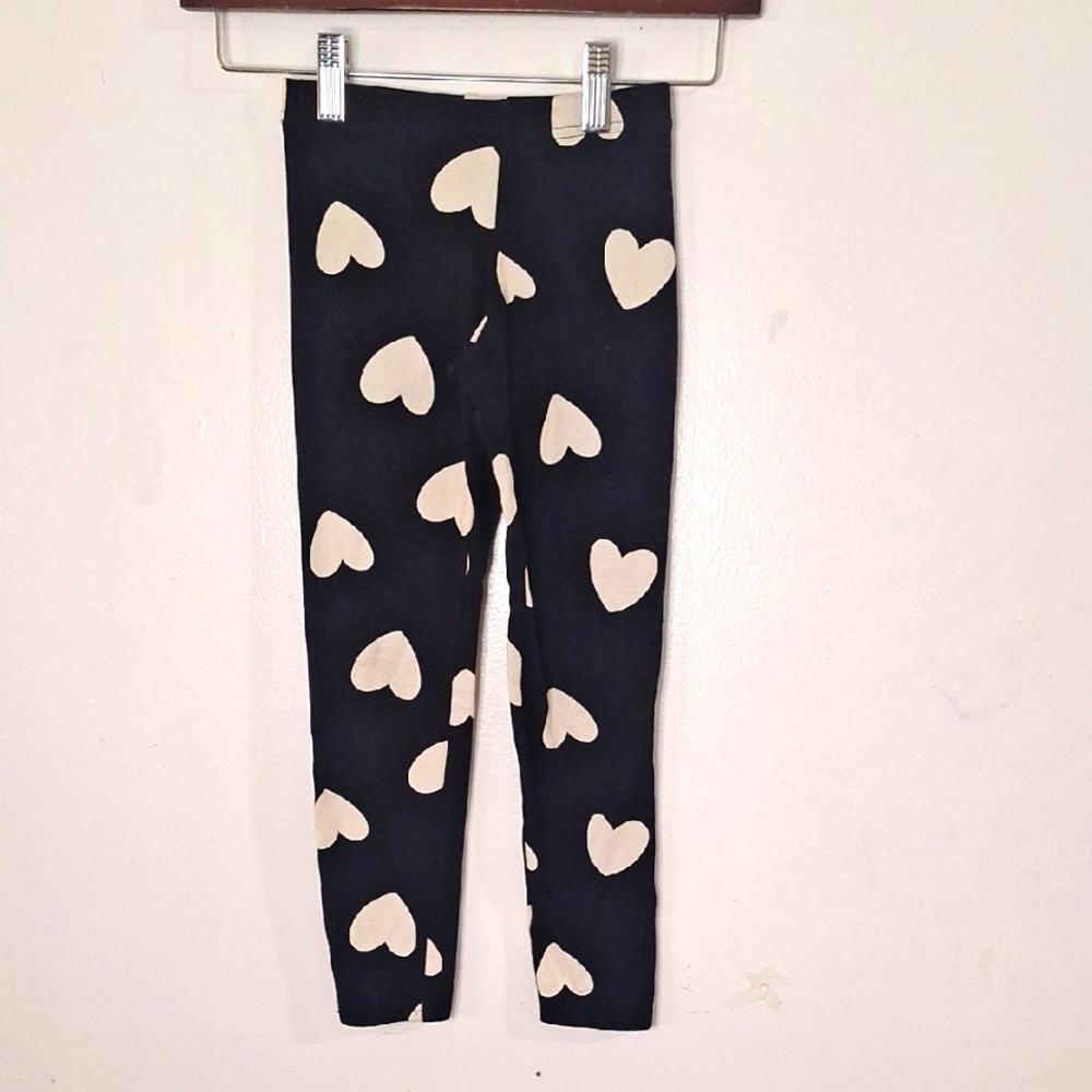 Heart Patterned Kids Leggings